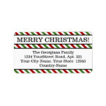 [ Thumbnail: Respectable "Merry Christmas!" Address Label ]