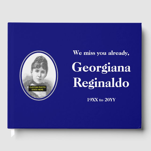 Respectable, Minimalist Sympathies Guestbook (Front)