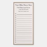 [ Thumbnail: Respectable, Personalized Business Promotional Magnetic Notepad ]