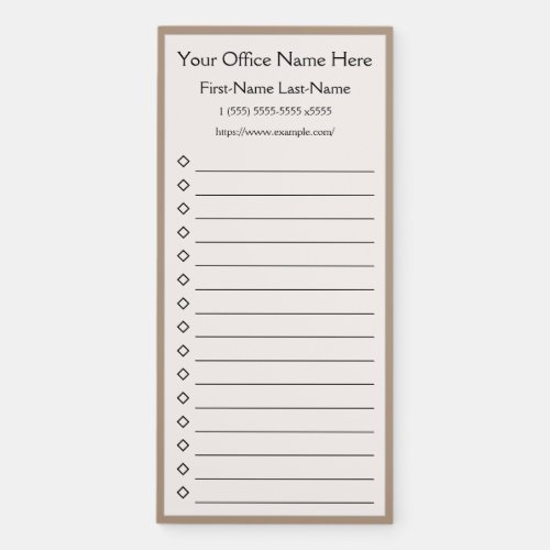 Respectable Personalized Business Promotional Magnetic Notepad