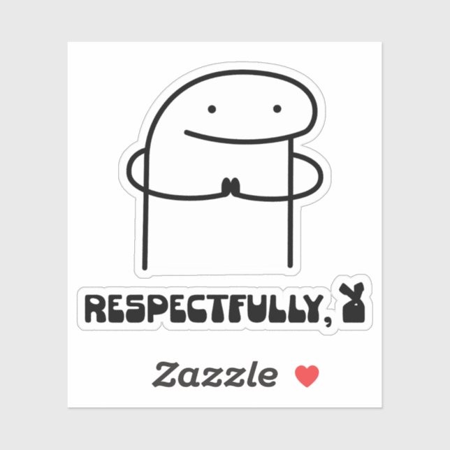 Respectfully No in Arabic Funny Sticker (Sheet)