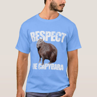 Respecthe Capybara Animal Capybara funny T-Shirt