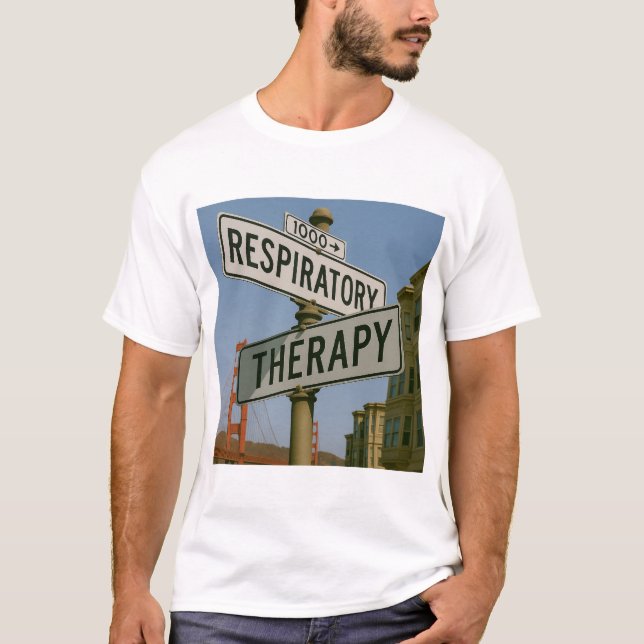 RESPIRATORY STREET SIGNS T-Shirt (Front)