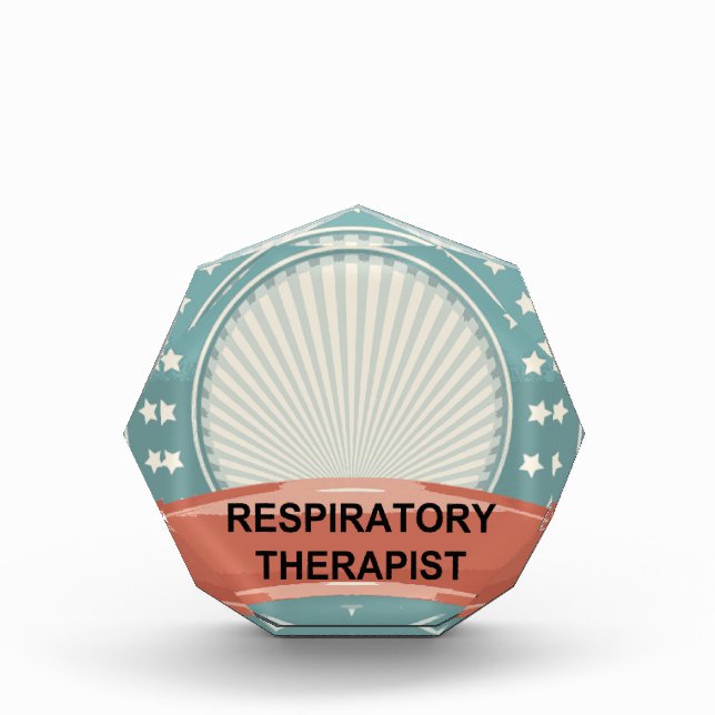 Respiratory Therapist award customizable (Front)