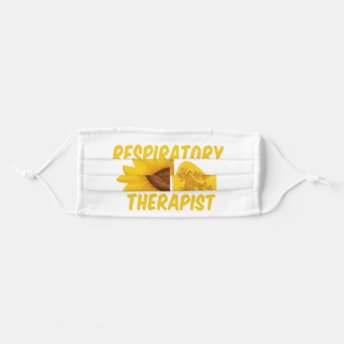 Respiratory Therapist Care Week Sunflower Lung  Adult Cloth Face Mask