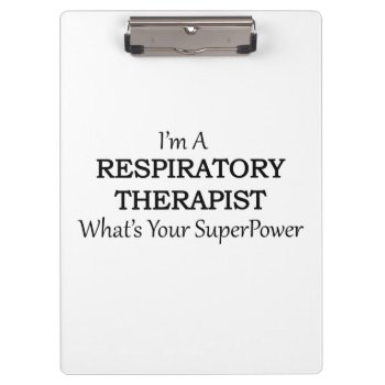 Respiratory Therapist Clipboard by medical_gifts at Zazzle