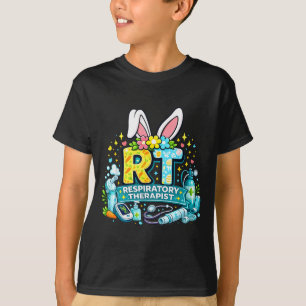 Respiratory therapist easter bunny funny rt humor  T-Shirt