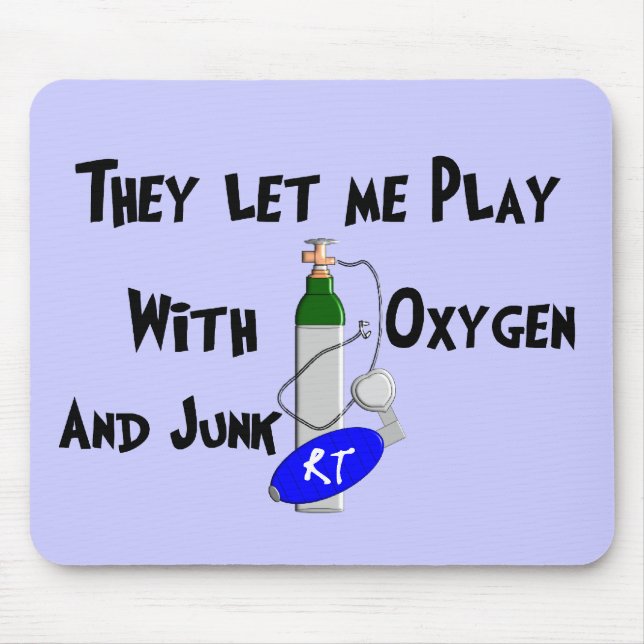 Respiratory Therapist Funny Gifts Mouse Pad (Front)