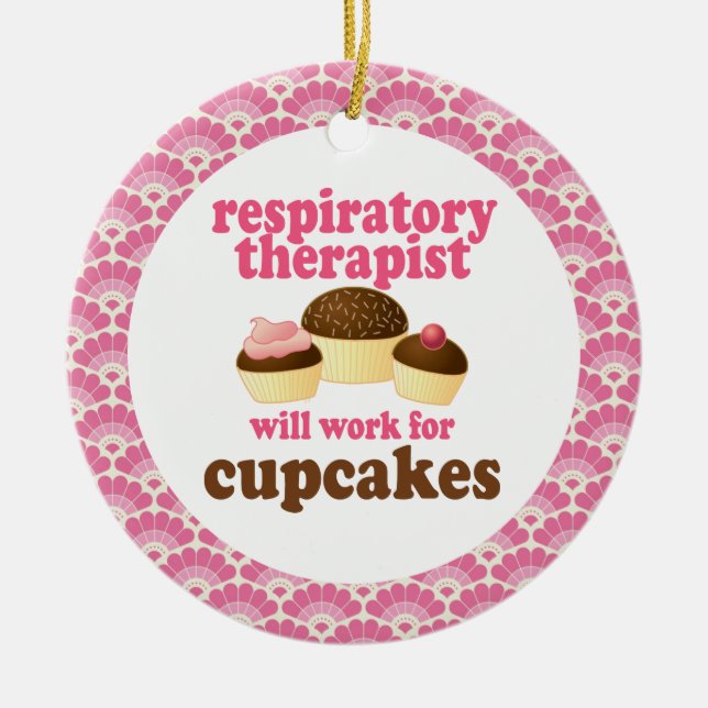 Respiratory Therapist Gift Ornament (Front)