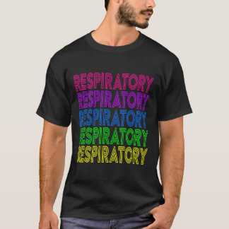 Respiratory Therapist Gift Therapy Colorful Design T-Shirt