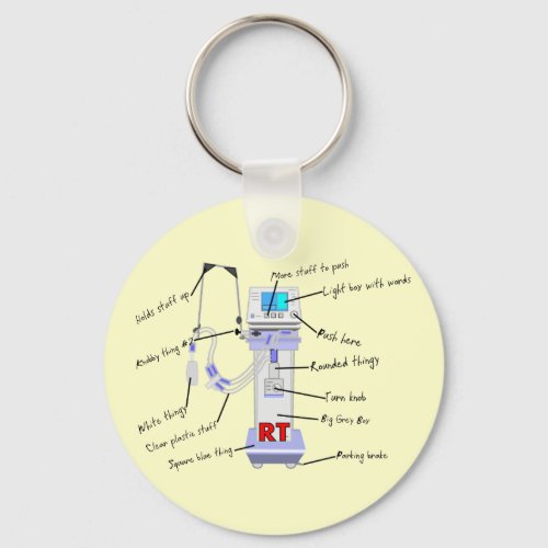 Respiratory Therapist Gifts Keychain