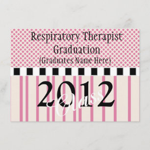 Respiratory Therapist Graduation Invitations
