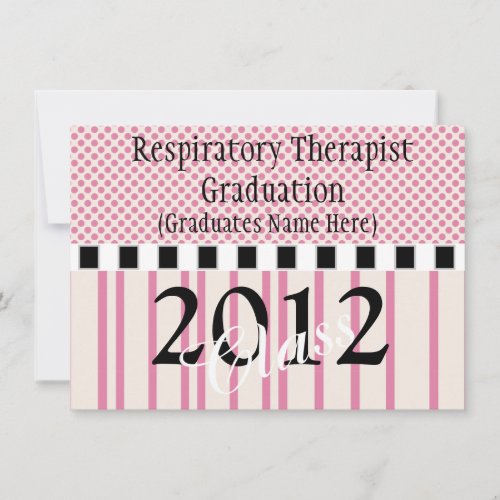 Respiratory Therapist  Graduation Invitations