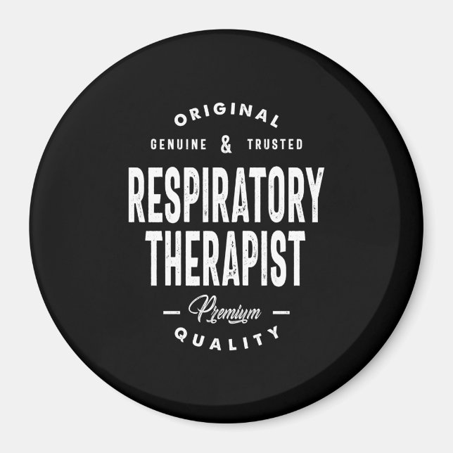 Respiratory Therapist Job Title Gift Magnet (Front)