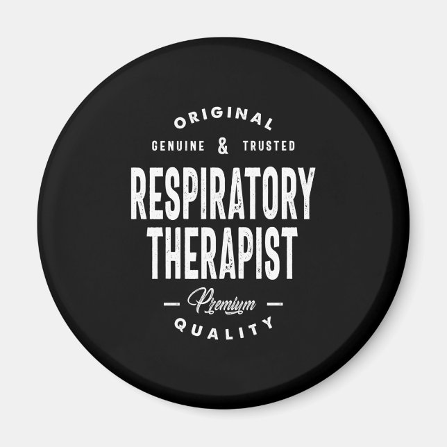 Respiratory Therapist Job Title Gift Magnet (Front)