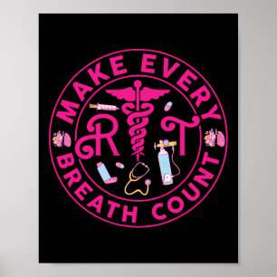 Respiratory Therapist Make Every Breath Count Rt N Poster
