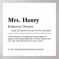 Respiratory Therapist Personalized Gift