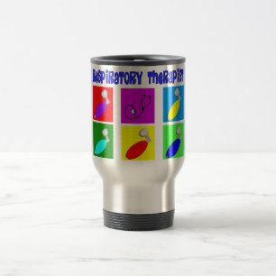 Respiratory Therapist Pop Art Design Gifts Travel Mug