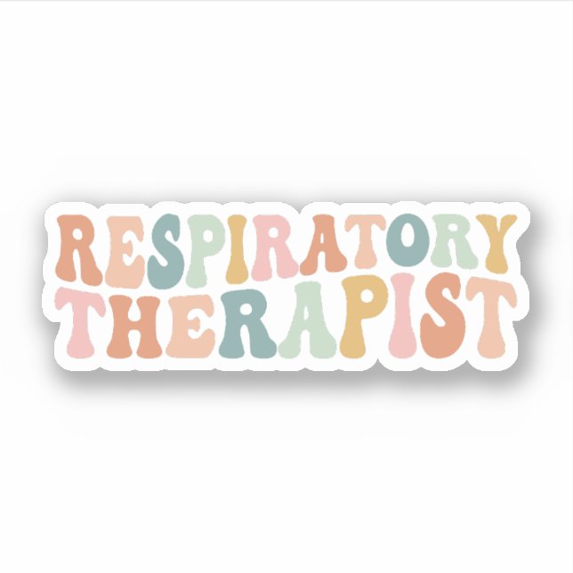 Respiratory Therapist Respiratory Therapy RT Gifts Sticker (Front)