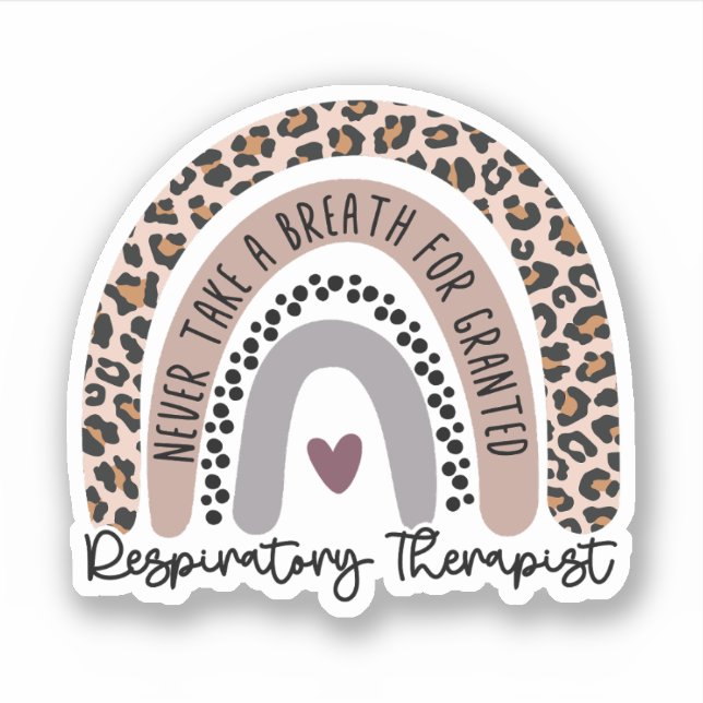 Respiratory Therapist Respiratory Therapy RT Gifts Sticker (Front)