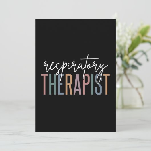 Respiratory Therapist RT Gifts (Standing Front)