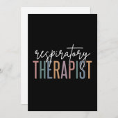 Respiratory Therapist RT Gifts (Front/Back)