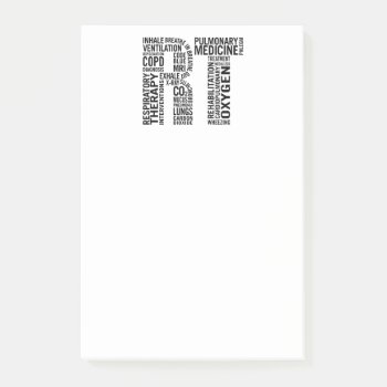 Respiratory Therapist Rt Post-it Notes by ModernDesignLife at Zazzle