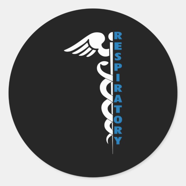 Respiratory Therapist Rt Week Therapy Rrt Classic Round Sticker (Front)