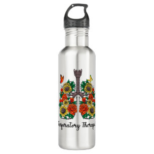 RESPIRATORY THERAPIST STAINLESS STEEL WATER BOTTLE