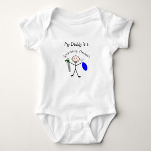 Respiratory Therapist Stick Person Baby Bodysuit
