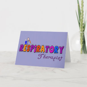 Respiratory Therapist Stickman Gifts Card