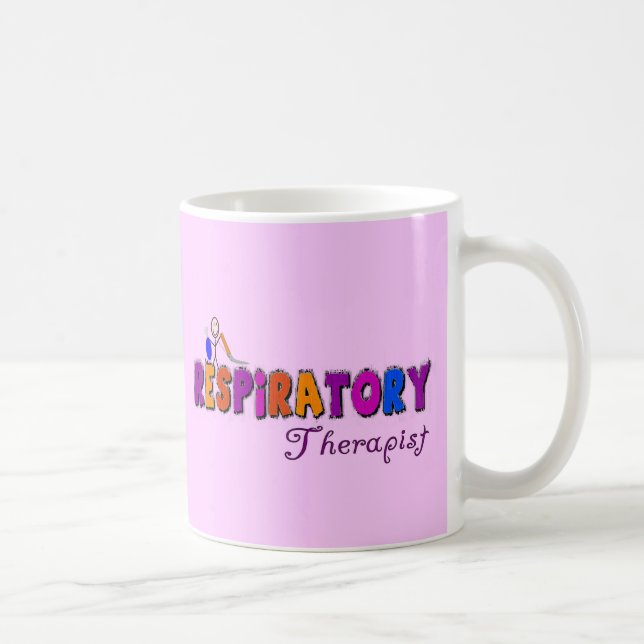 Respiratory Therapist Stickman Gifts Coffee Mug (Right)