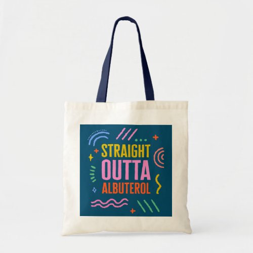 Respiratory Therapist Straight Albuterol Tote Bag