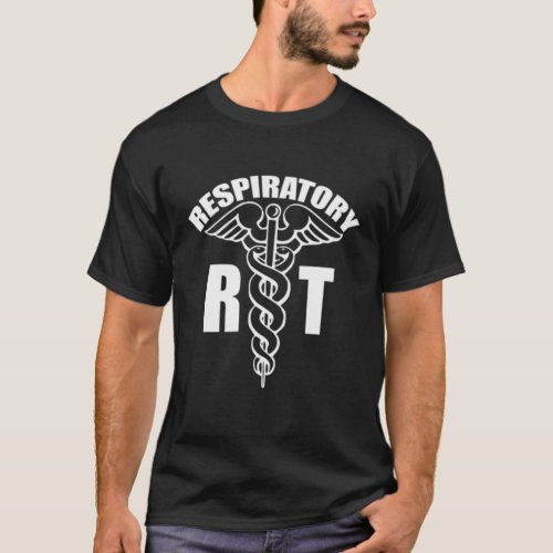 Respiratory Therapist Therapy White Front And Back T_Shirt