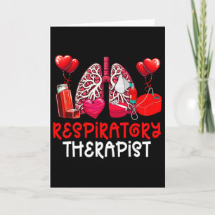 Respiratory Therapist Valentine's Day Job Team Cut Card