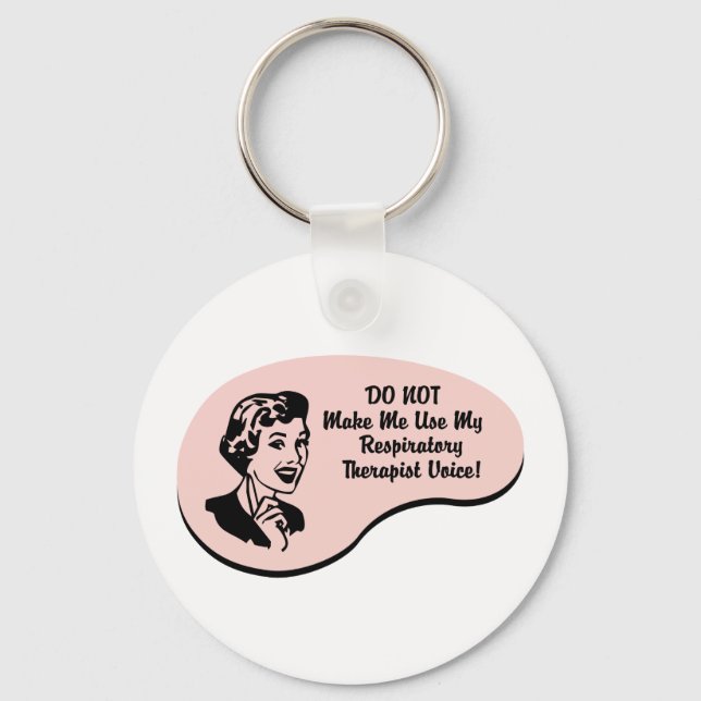 Respiratory Therapist Voice Keychain (Front)
