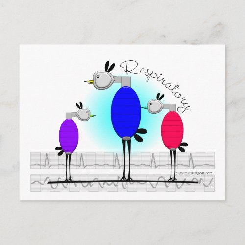 Respiratory Therapy Ambu Birds Gifts Postcard