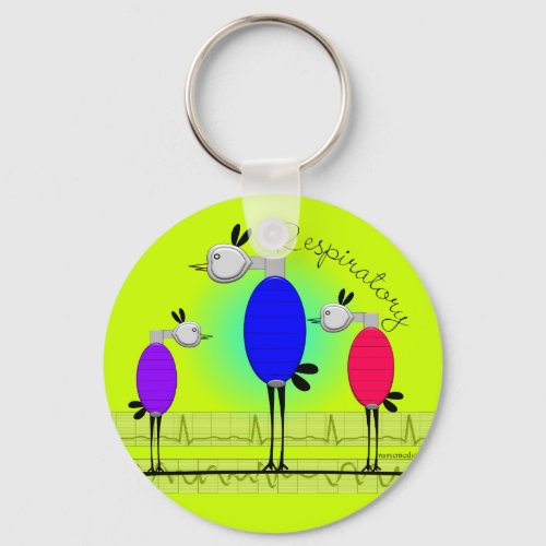 Respiratory Therapy Ambu Birds  Key chain