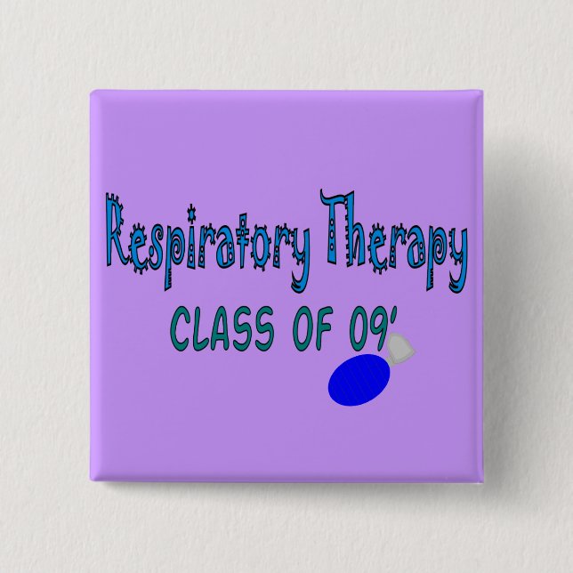 Respiratory Therapy "Class of 09'" Button (Front)