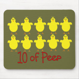 Respiratory Therapy Gifts "10 of PEEP" Funny Mouse Pad