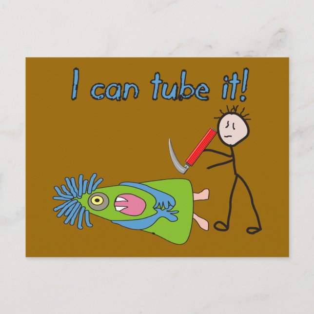 Respiratory Therapy Gifts "I Can Tube it!" Postcard (Front)