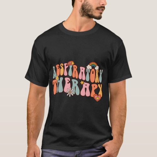 Respiratory Therapy Rt Care Week Rrt Groovy T_Shirt