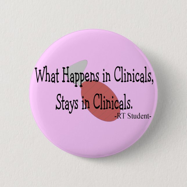 Respiratory Therapy Student  Gifts Button (Front)