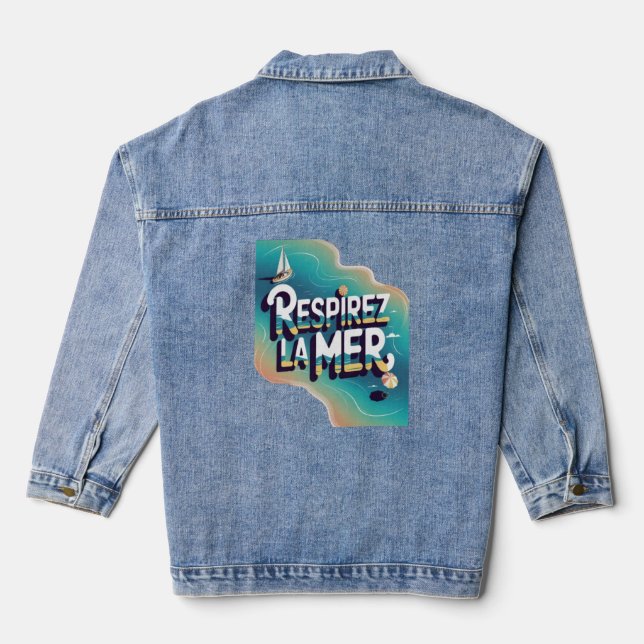 Respirey la mer denim jacket (Back)