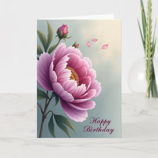 Resplendent Birthday Card (Front)