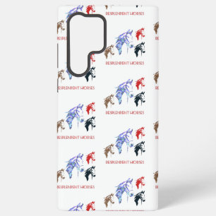 resplendent horses samsung galaxy s22 ultra case