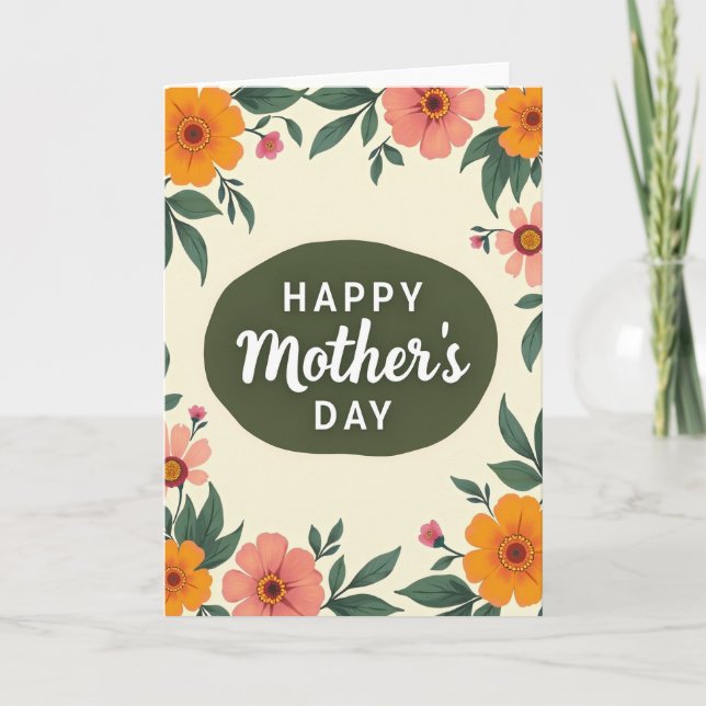 Resplendent Mothers Day Card (Front)