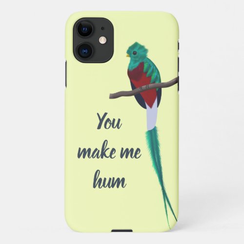 Resplendent quetzal iPhone 11 case