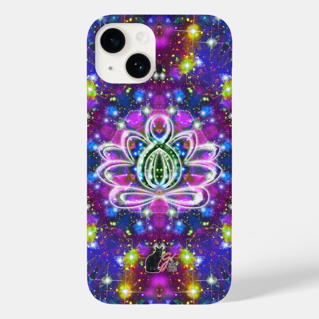 Resplendent Zen Lotus Case-Mate iPhone Case (Back)