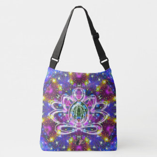 Resplendent Zen Lotus Crossbody Bag